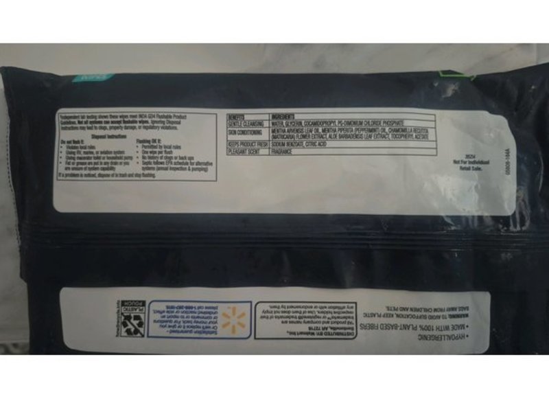 Equate Flushable Wipes, Cool Mint, 48 Count