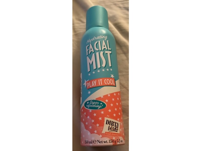 Dirty Works Hydrating Facial Mist, Play It Cool, 5.2 fl oz/150 g