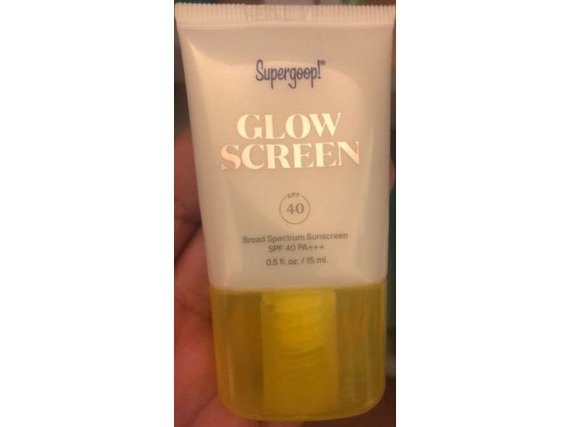 Supergoop! Glowscreen Sunscreen, SPF 40, PA+++, 0.5 fl oz/15 mL