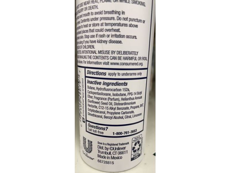 Dove Teens Antiperspirant, Mango Sunshine, 3.8 oz/107 g