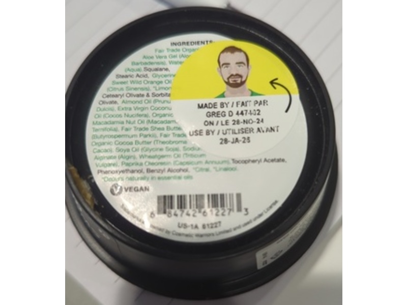 Lush Hand Balm, Sweet Wild Orange