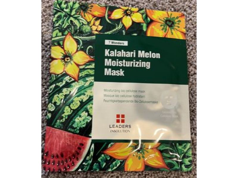 Leaders Kalahari Melon Moisturizing Mask, 7 Wonders, 30 mL