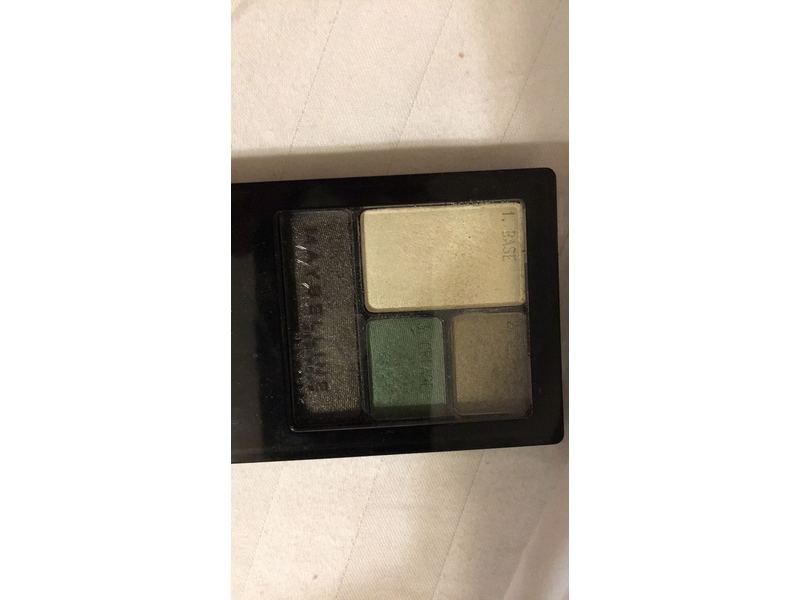 Maybelline New York Expert Wear Eyeshadow Quads, Emerald Smokes, 0.17 oz/4.8 g