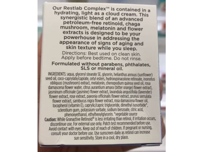 Pacifica Overnight Retinoid Cream, Wake Up Beautiful,1.7 fl oz/50 mL