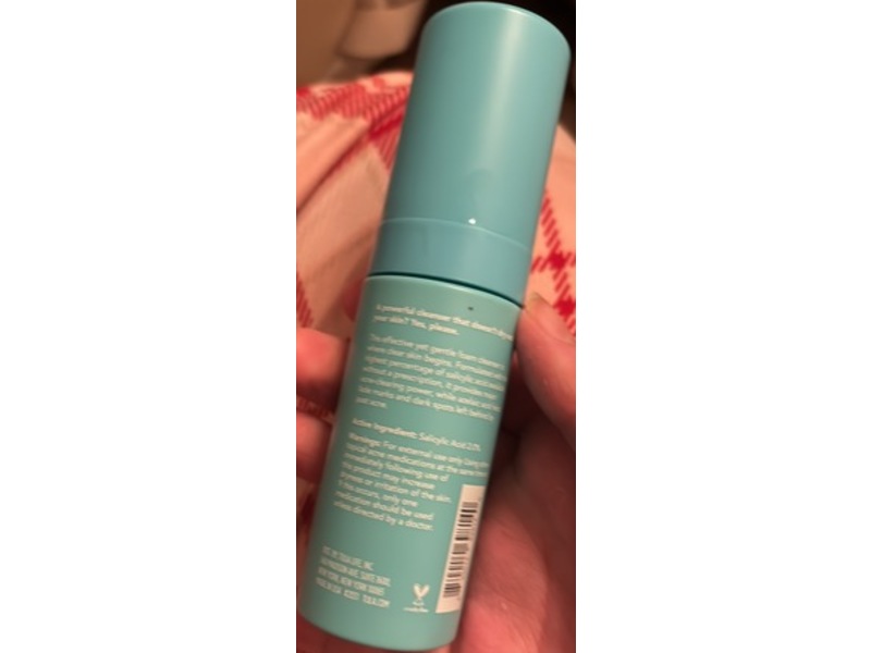 Tula Skincare Keep It Clear Acne Foam Cleanser, 1.69 fl oz/50 mL