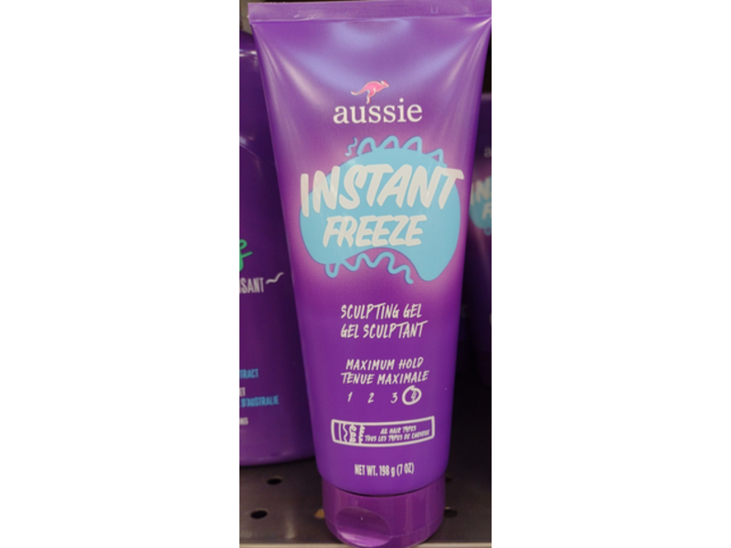 Aussie Instant Freeze Sculpting Gel, 7 oz/198 g
