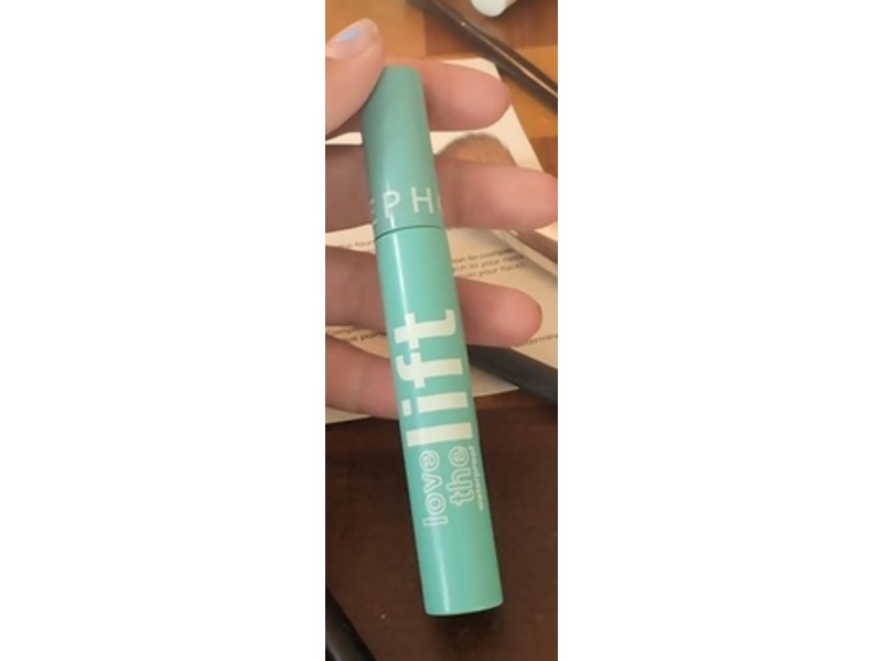 Sephora Love The Lift Curling + Volumizing Waterproof Mascara, Ultra Black, 0.27 fl oz/8 mL