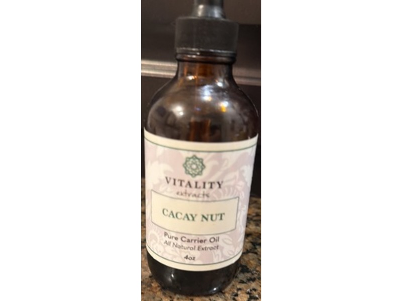 Vitality Extracts Pure Carrier Oil, Cacay Nut, 4 oz