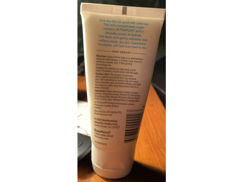 Amlactin Foot Repair Foot Cream Therapy, 3 oz/85 g