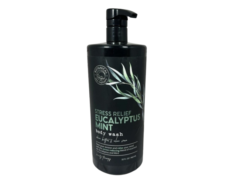 Botanical Spa Therapy Stress Relief Body Wash, Eucalyptus Mint, 32 fl oz/960 mL