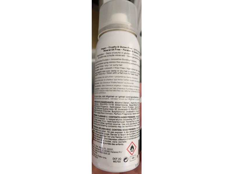 Igk Good Behavior Spirulina Protein Smoothing Spray, 2.4 oz/80 mL