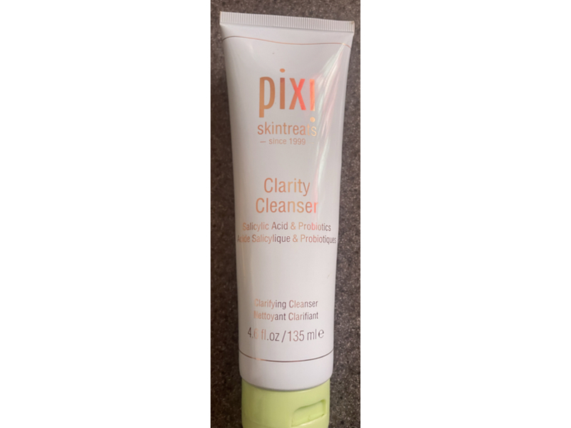 Pixi Skintreats Clarity Cleanser, Salicylic Acid, & Probiotics, 4.6 fl oz/135 mL