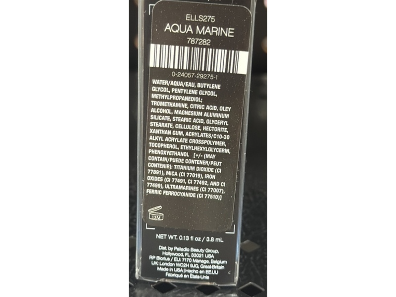 Palladio Liquid Eyeliner, Aqua Marine, 0.13 fl oz/3.8 mL