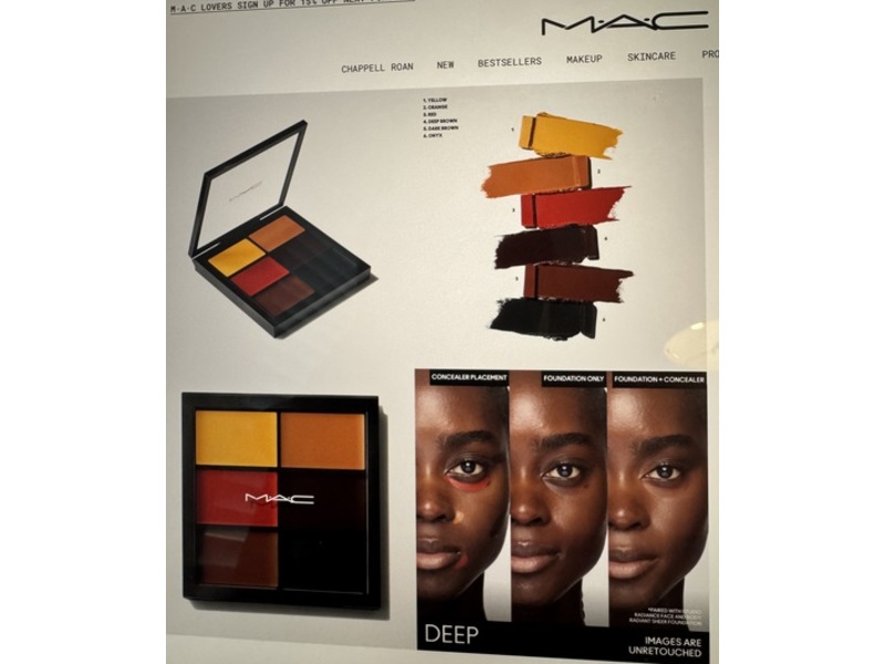 M.A.C. Cosmetics Studio Fix Conceal & Correct Palette, Deep, 6.0 g