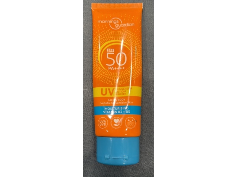 Mannings Guardian Face & Body Moisturising Sunscreen Lotion, SPF 50 PA++++
