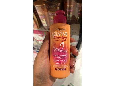 L Oreal Paris Elvive Dream Long No Haircut Cream Leave In Conditioner 6 8 Fl Oz Ingredients And Reviews