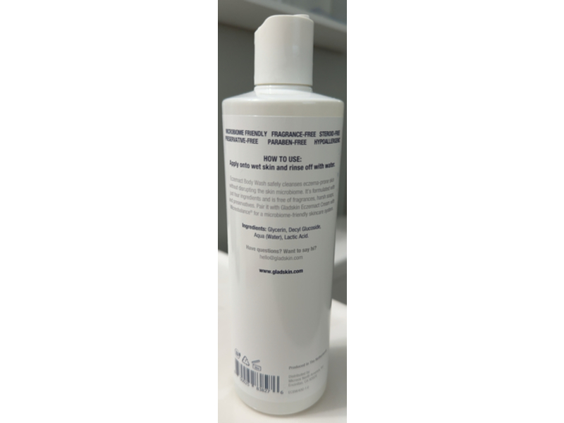 Glad Skin Eczemact Body Wash, 13.53 fl oz/400 mL