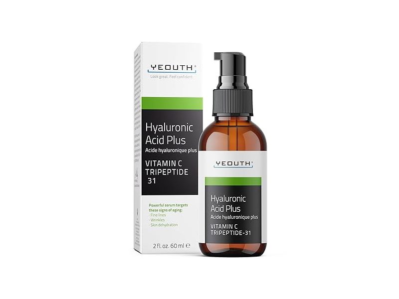 Yeouth Hyaluronic Acid Plus Vitamin C Tripeptide 31 Serum, 2 fl oz/60 mL