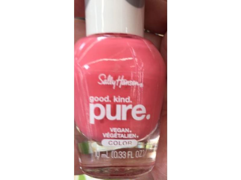 Sally Hansen Good. Kind. Pure Nail Polish, Color, Coral Calm, 0.33 fl oz/10 mL