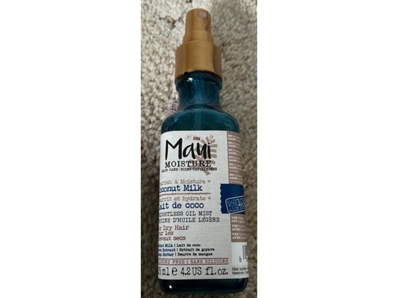Maui Moisture Nourish & Moisture+Coconut Milk Weightless Oil Mist, 4.2 fl oz/125 mL