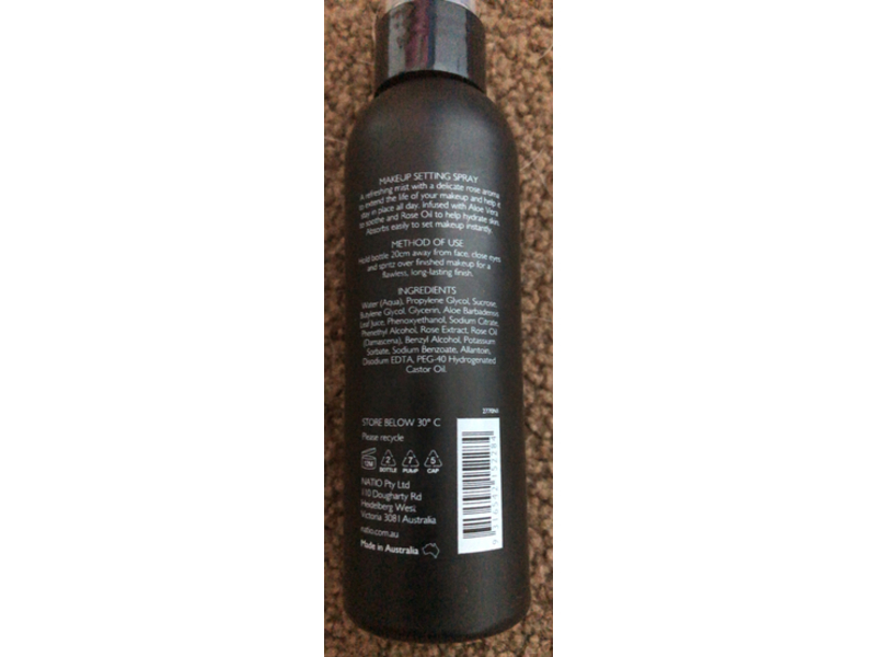 Natio Makeup Setting Spray, 4.2 fl oz/125 mL