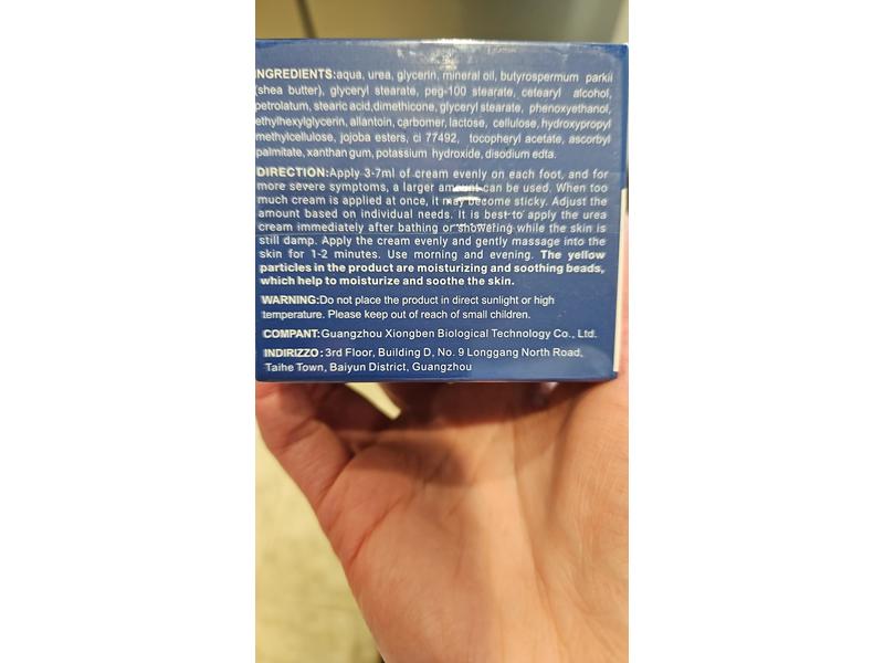 Oukeya Deeply Moisturizing Hand & Feet 40% Urea Cream, 5.29 oz/150 g