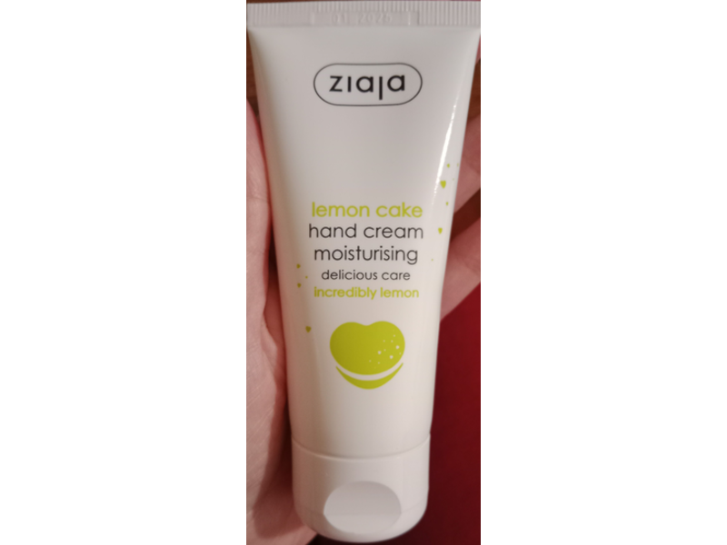 Ziaja Lemon Cake Moisturising Hand Cream, 1.7 fl oz/50 mL