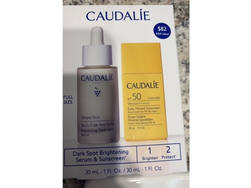 Caudalie Dark Spot Brightening Serum & Sunscreen, SPF 50
