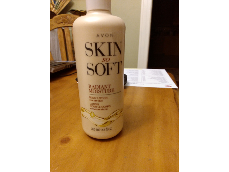 Avon Skin So Soft Radiant Moisture Body Lotion, 11.8 fl oz/ 350 mL