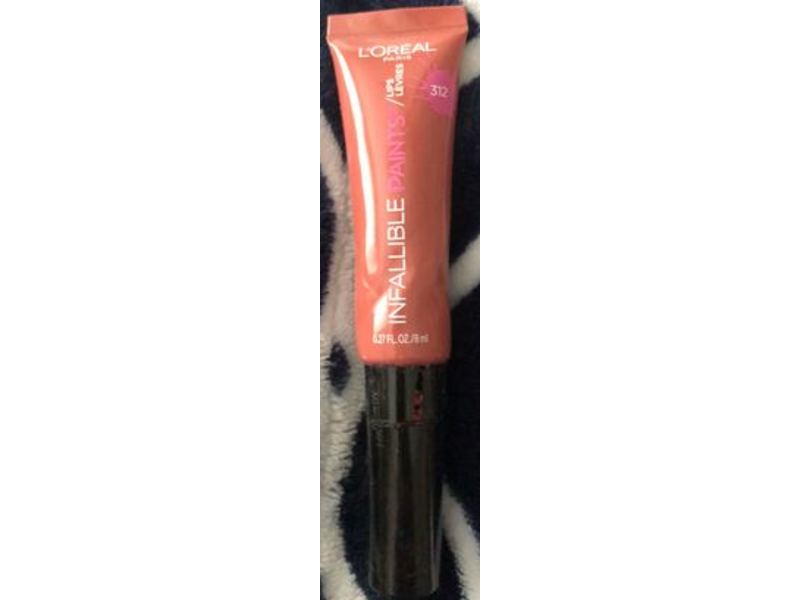 L'Oreal Paris Infallible PAINTS/LIPS Liquid Lipstick, 312 Nude Star, 0.27 fl oz/8 mL