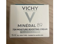 Vichy Mineral 89 Moisture Boosting Cream, Fragrance Free, 15 mL - Image 3