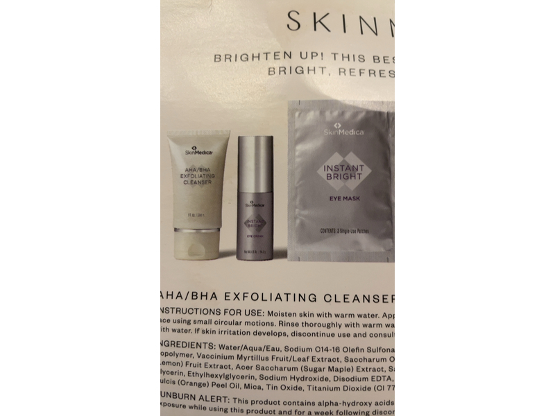SkinMedica Brightening Essentials Kit, 1 fl oz/29.6 mL, 0.5 oz/14.2 g & 2 Count