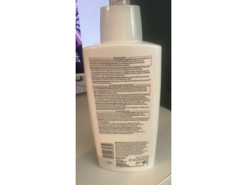 Eucerin Ph 5 Moisturising Lotion, 400 mL