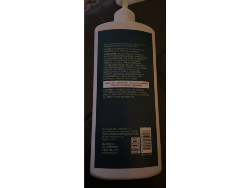 Modern Expressions Body Lotion, Eucalyptus Tea + Shea Butter & Aloe, 16.9 fl oz/500 mL