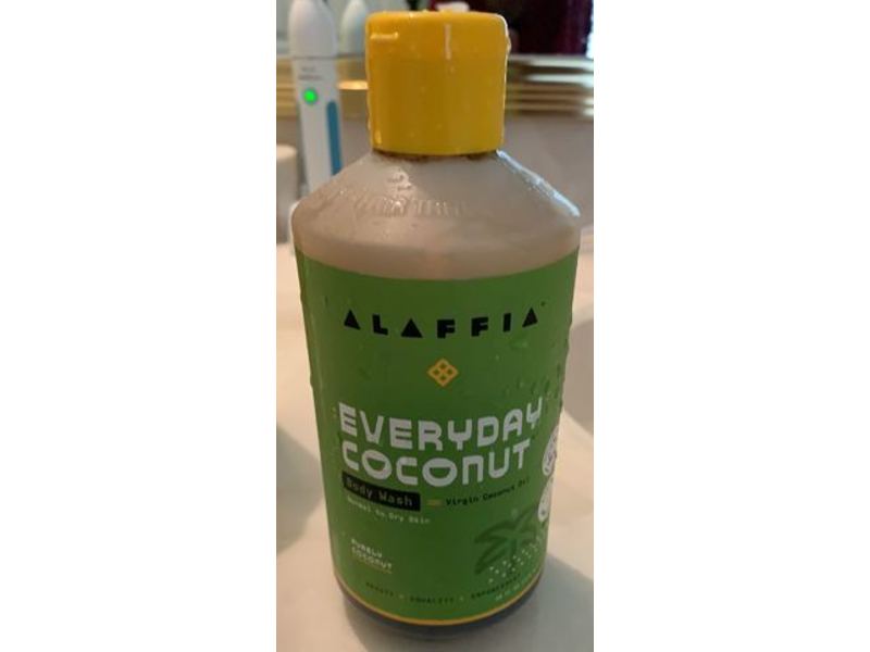 Alaffia Body Wash, Everyday Coconut, 16 fl oz/476 mL