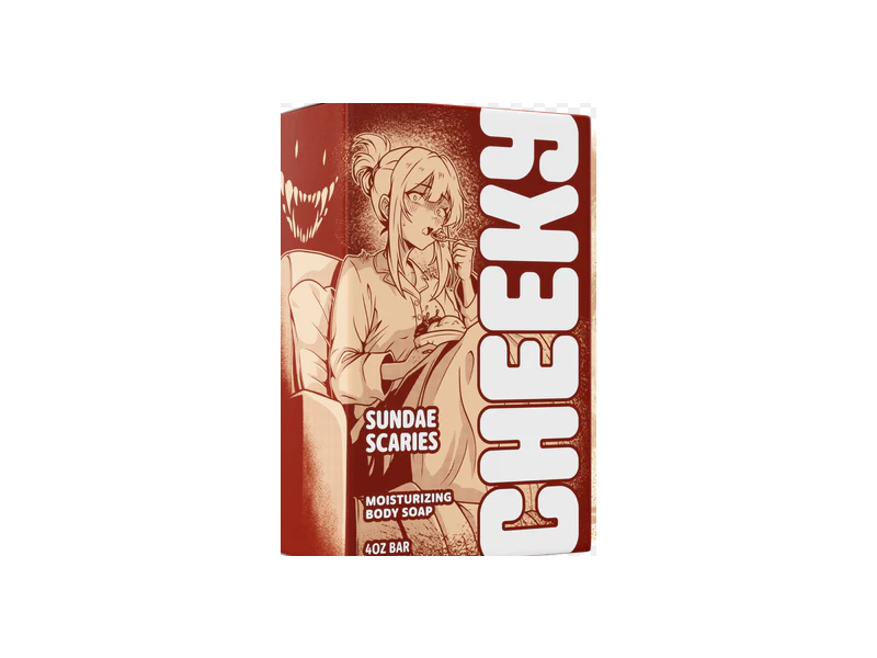 Cheeky Moisturizing Body Soap, Sundae Scaries, 4 oz