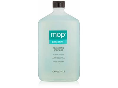 MOP Revitalizing Shampoo, Basil Mint, 33.8 fl oz/1 L