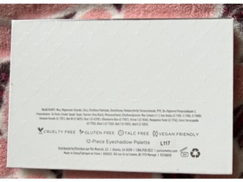 Pur Boxycharm 12-Piece Eyeshadow Palette, 0.05 oz/1.5 g