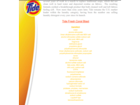 Tide Liquid Laundry Detergent, Fresh Coral Blast, 100 fl oz - thumbnail 4