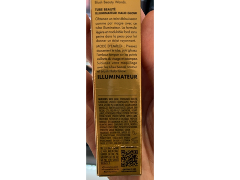 e.l.f Halo Glow Beauty Wand Highlight, Rose Quartz, 0.33 fl oz/10 mL