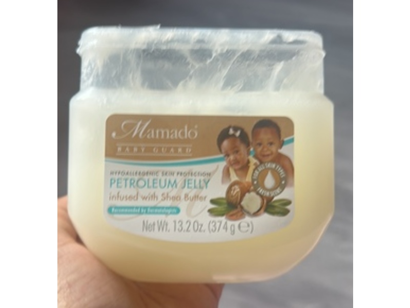 Mamado Petroleum Jelly, Shea Butter, 13.02 oz/374 g