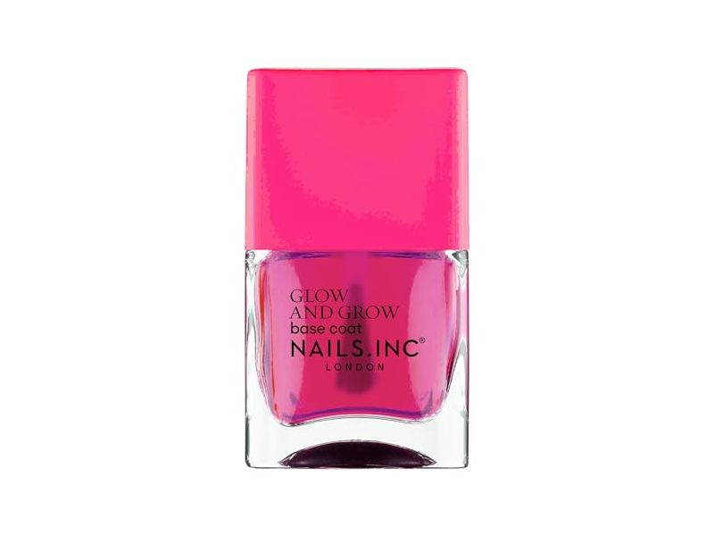 Nails Inc Glow & Grow Base Coat, Sienna, 0.47 fl oz/14 mL