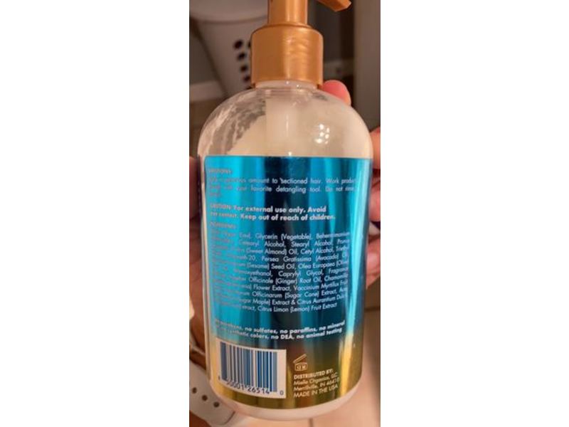 Mielle Moisture Rx Moisturizing Leave-In Conditioner, Hawaiian Ginger, 12 fl oz/355 ml