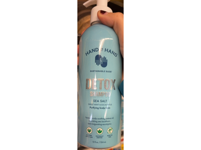 Hand In Hand Detox Shampoo, Sea Salt, 12 fl oz/354 mL