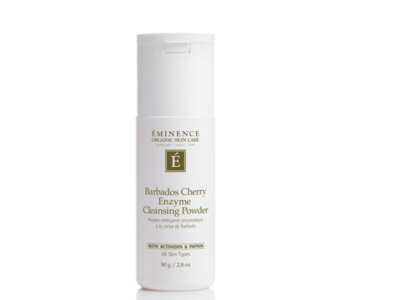 Eminence Organic Skin Care Barbados Cherry Enzyme Cleansing Powder with Actinidin & Papain, 2.8 oz/80 g