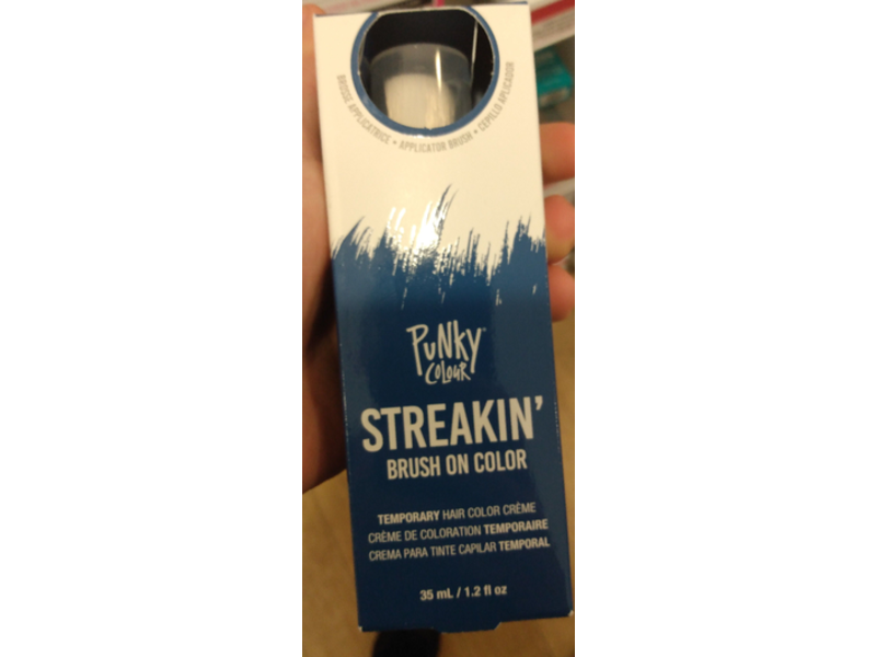 Punky Colour Temporary Hair Color Creme, Streakin Brush On Color, Navy, 1.2 fl oz/35 mL