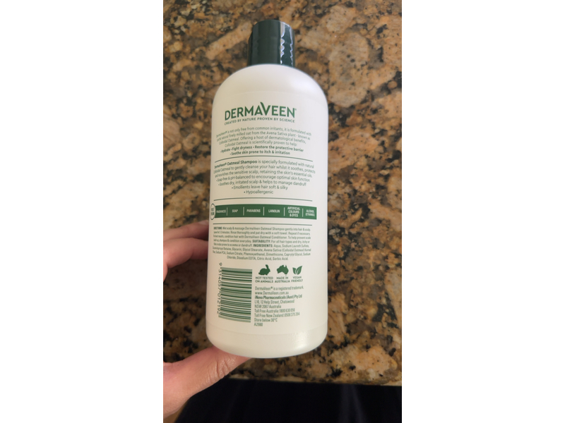 DermaVeen Oatmeal Shampoo 500ML