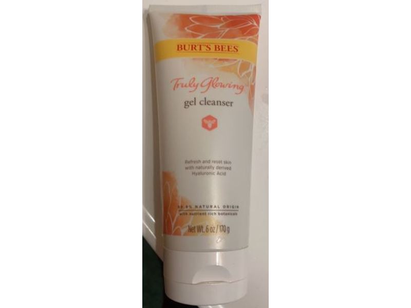Burt's Bees Truly Glowing Gel Cleanser, 6 oz/170 g