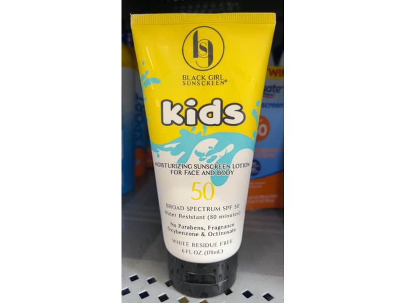 Black Girl Kids Sunscreen, SPF 50, 6 fl oz/178 mL