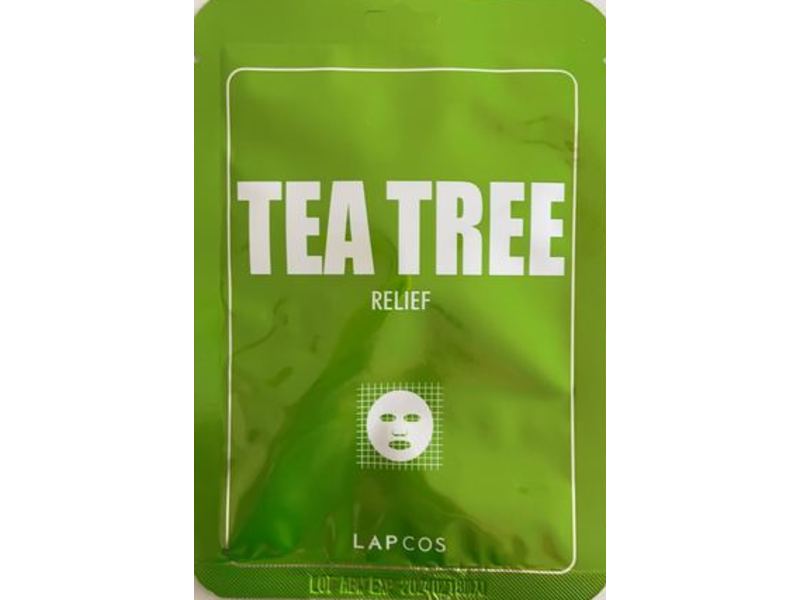 Lapcos Derma Mask, Tea Tree, 0.84 fl oz/25 ml, Pack Of 5